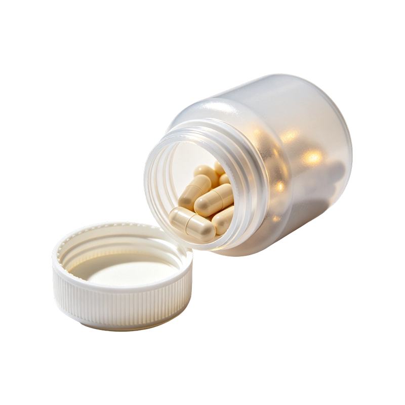 100ml 150ml Viên nén vitamin HDPE Chai tròn dinh dưỡng